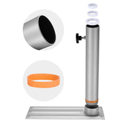 DIY 16"x6" Metal Telescoping Tailgating Flagpoles Tire Stand