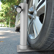 DIY 16"x6" Metal Telescoping Tailgating Flagpoles Tire Stand