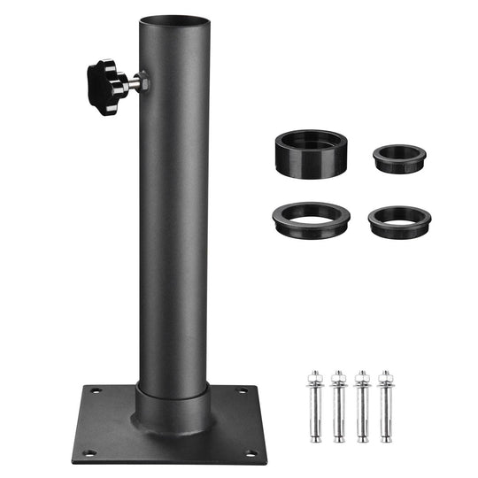 DIY Metal Deck Mount Flagpole Base D2 3/8", H16"