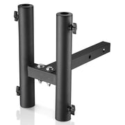 DIY Hitch Dual Flag Pole Mount for 1 9/16" Receivers & 1"-2" Poles