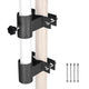 DIY RV Ladder Mounted Flagpole Holder for 1" to 2 3/8" Pole