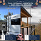 DIY RV Ladder Mounted Flagpole Holder for 1" to 2 3/8" Pole