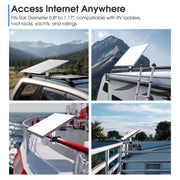 DIY Starlink Pole Mount Clamp Kit for Starlink Mini