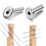DIY T316 Grommets Sleeves for Deck/Level & Stair Posts 1/8"-3/16"
