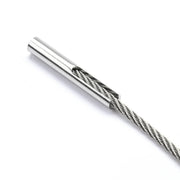 DIY T316 1/8" Swage Toggle Anchor Fixed End for Wall & Corner Posts Cable Railing
