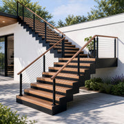 DIY Railing Post - 2x2x36in T304 Stainless Steel Stair Post 16-Gauge
