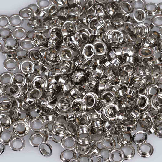 1/4" #0 Nickel Grommets and Washers Pack 2000