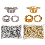 DIY Nickel/Brass Grommets and Washers Fabric Fasteners (#0, #2, #4)