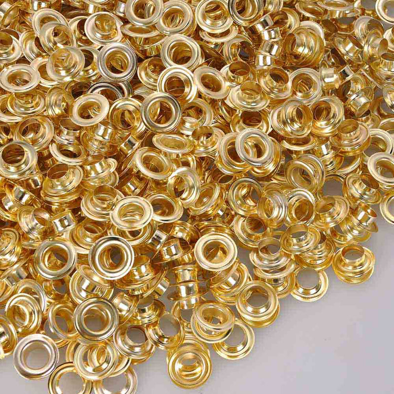 3/8" #2 Brass Grommets and Washers Pack 1000