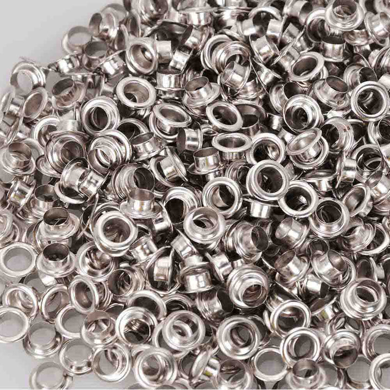 1/2" #4 Nickel Grommets and Washers Pack 1000