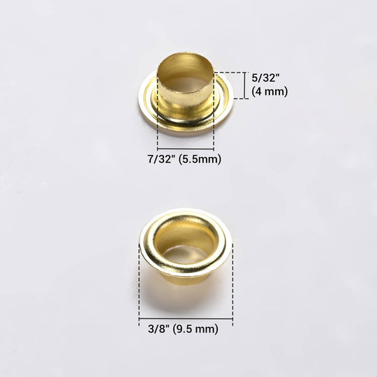 DIY Solid Copper Brass Grommets and Washers for Hole Punch