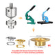 DIY Self-Piercing Grommet Dies (#0 / #2 / #4 Options)