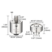 DIY Self-Piercing Grommet Dies (#0 / #2 / #4 Options)