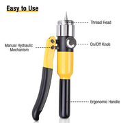 DIY 7 Heads HVAC Hydraulic Tube Expander Tool(3/8" to 1-1/8")