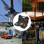DIY 10-Ton Hydraulic Cable Wire Crimp Tool with 9 Dies
