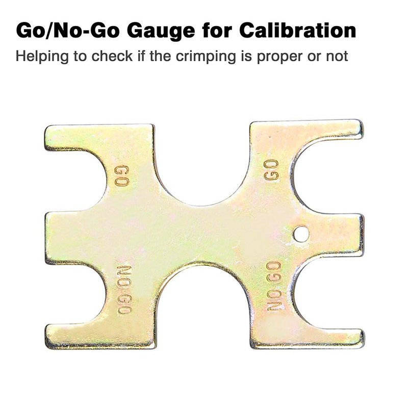 1/2" Pex Crimp Tool with Gauge Blue Red Optional