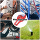 DIY 1-5/8" Pex Ratcheting Crimp Tool Red