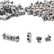 DIY Duplex Wire Rope Clips with M4 Screws 60ct. for 1-2mm