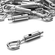 DIY 20ct. Adjust Q-Hanger Sign Hooks with Buckles for 1-1.5mm Wire Rope