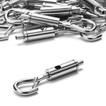DIY 20ct. Adjust Q-Hanger Sign Hooks with Buckles for 1-1.5mm Wire Rope