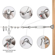 DIY Wire Rope Ferrule Aluminum Oval Sleeves