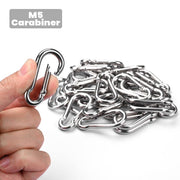 DIY Wire Rope Spring Gate Carabiners 304Stainless Steel