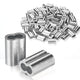 DIY 3/16" Wire Rope Ferrule Aluminum Oval Sleeves 100ct.