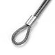 DIY 3/16" Wire Rope Ferrule Aluminum Oval Sleeves 100ct.