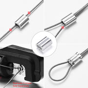 DIY 3/16" Wire Rope Ferrule Aluminum Oval Sleeves 100ct.