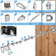 DIY Wire Rope Clip Stainless Steel Cable Fasteners 18ct.