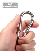 DIY Wire Rope Spring Gate Carabiners 304Stainless Steel