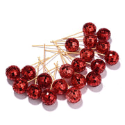 DIY Mini Small Mirror Disco Ball Event Tabletop Decoration 20ct/pk