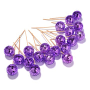 DIY Mini Small Mirror Disco Ball Event Tabletop Decoration 20ct/pk