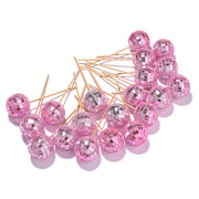 DIY Mini Small Mirror Disco Ball Event Tabletop Decoration 20ct/pk