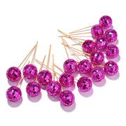 DIY Mini Small Mirror Disco Ball Event Tabletop Decoration 20ct/pk