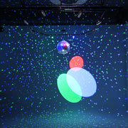 DIY 16" Commercial Disco Mirror Ball with Motor & 8x RGBW Spotlights