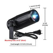DIY Stage Effect Light LED Pinspot Disco Light RGB