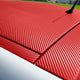 DIY 3D Red Carbon Fiber Hood Wrap Auto Vinyl Wrap Roll 5x98ft