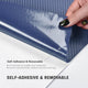 DIY 3D Blue Carbon Fiber Hood Wrap Auto Vinyl Wrap Roll 5x98ft