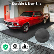 DIY Garage Floor Containment Mat for Snow Melt, Car Washes & Oil Changes