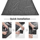 DIY Garage Floor Containment Mat for Snow Ice Water Oil 16x7.9
