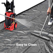 DIY Garage Floor Containment Mat for Snow Ice Water 8.5x20ft