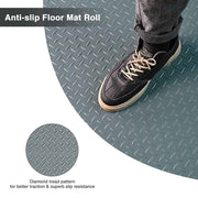 Garage Floor Mat Roll 1/8" Thick Diamond 4.6x20