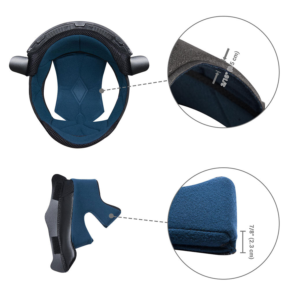 DIY Motorcycle Helmet Liner and Cheek Pads for AHR RUN-M DIY Motorcycle Helmet Liner and Cheek Pads for AHR RUN-M