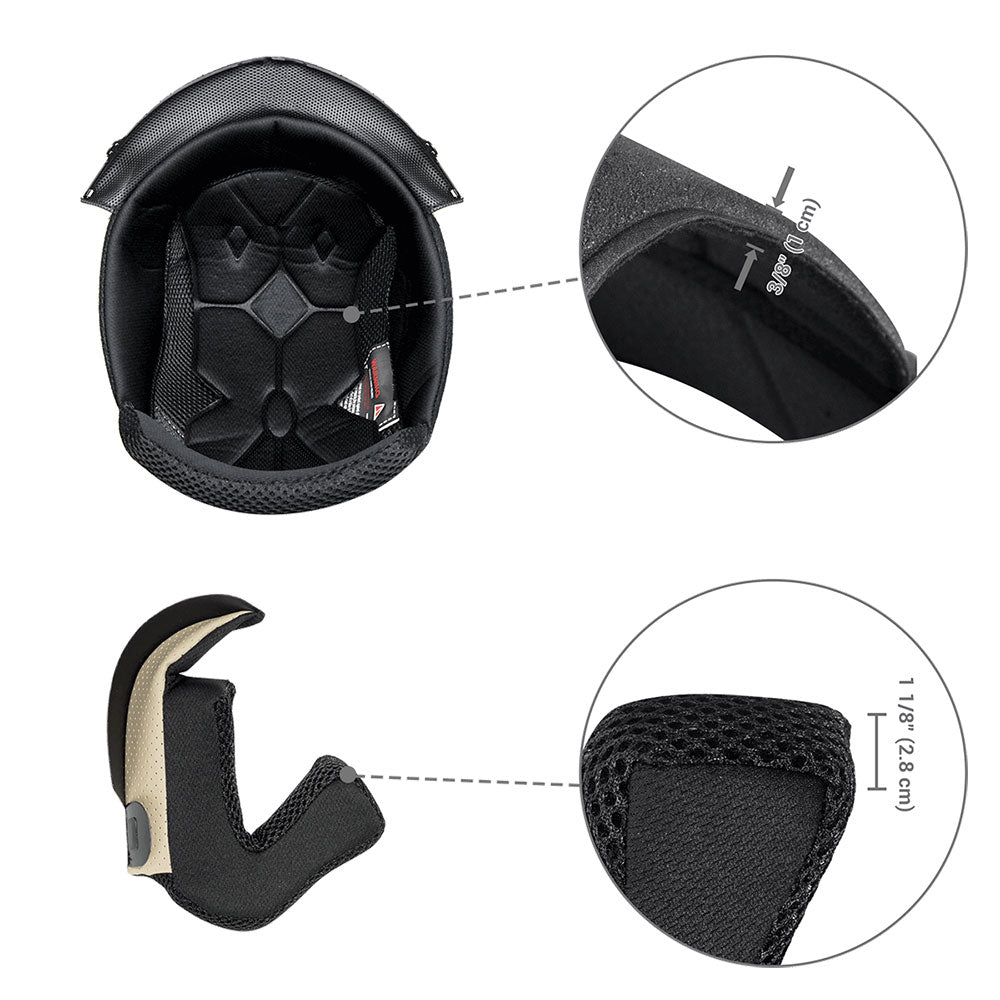 DIY Motorcycle Helmet Liner and Cheek Pads for AHR RUN-M DIY Motorcycle Helmet Liner and Cheek Pads for AHR RUN-M