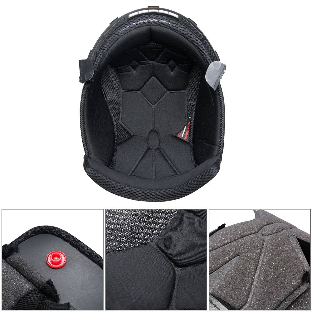 custom motorcycle helmet padding DIY Motorcycle Helmet Liner and Cheek Pads for AHR RUN-F