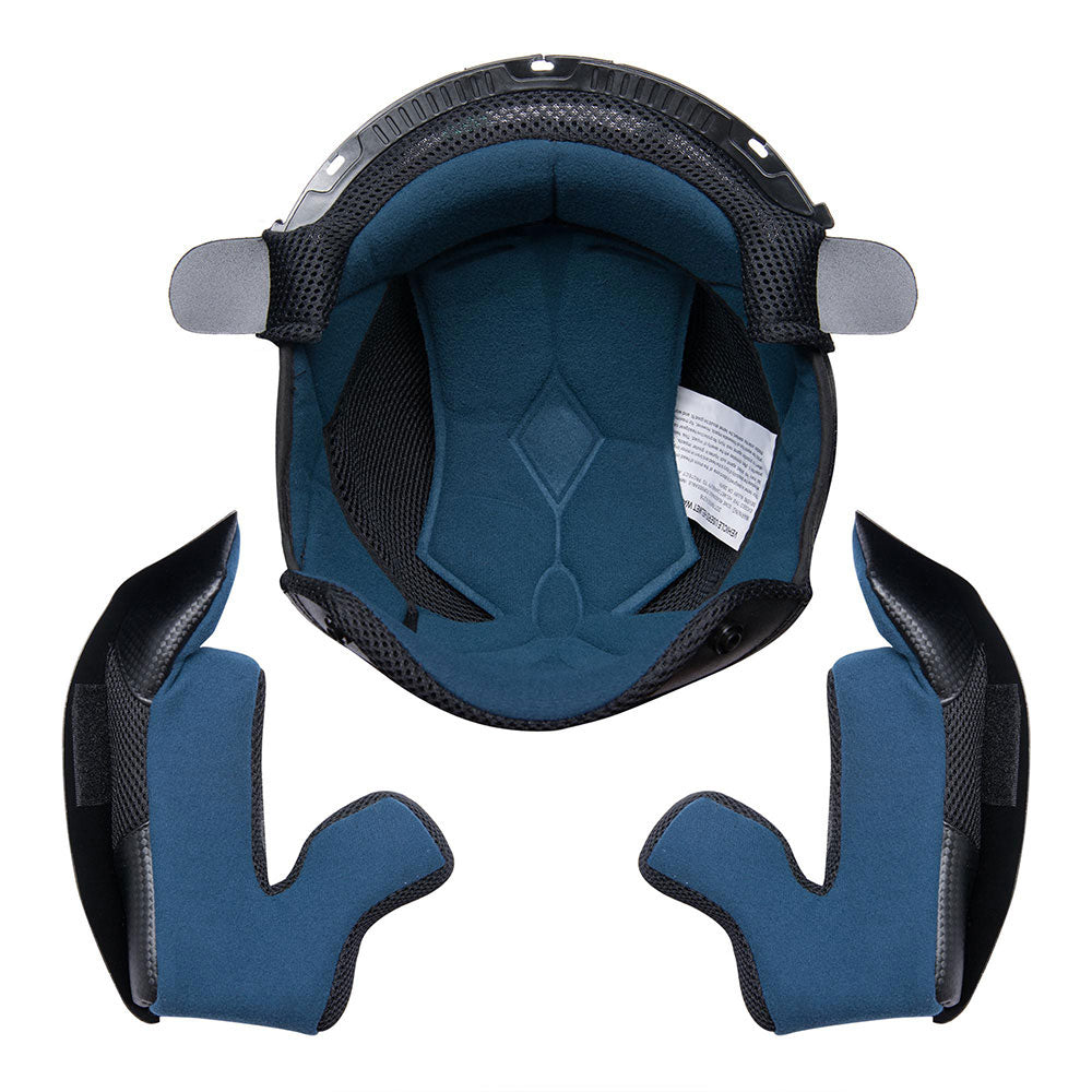 bike helmet inner pads Dirt Bike Helmet Liner and Cheek Pads for AHR H-VEN30