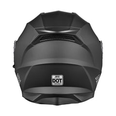 Flip Up Modular Helmet DOT Matte Black