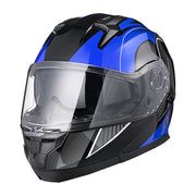 DIY Flip Up Modular Helmet DOT Blue