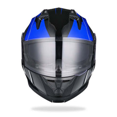Flip Up Modular Helmet DOT Blue